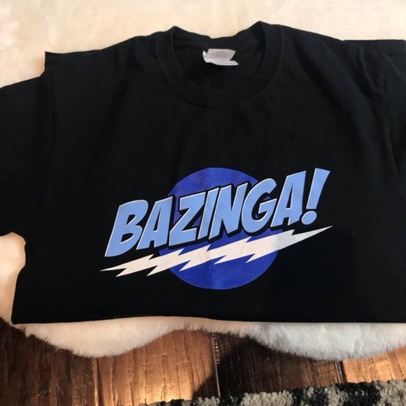 Big Bang Theory Comic Book Cover Bazinga Tee - Picture 3 of 4